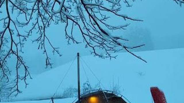 雪地露营 #露营报告