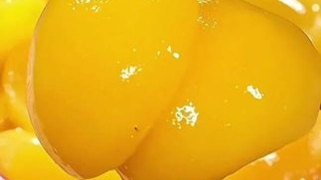 黄桃罐头#黄桃罐头