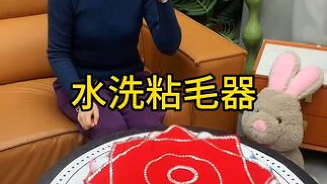 水洗粘毛器 神奇的粘毛器!不仅能轻松清理头发和猫猫狗狗掉落的毛发，水一冲就干净能继续用了 #粘毛神器