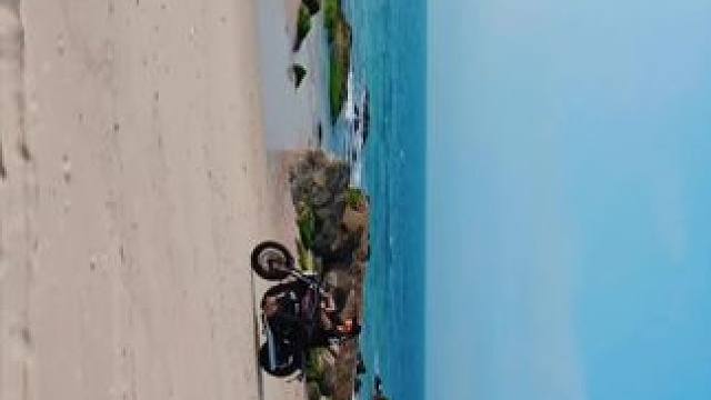 海的那边是什么 #摄影 #机车摄影 #金吉拉350cvt #不务正耶