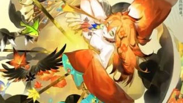 本次2月新式神“歌留多”设计水平中上。 #阴阳师 #我们一起玩过的阴阳师