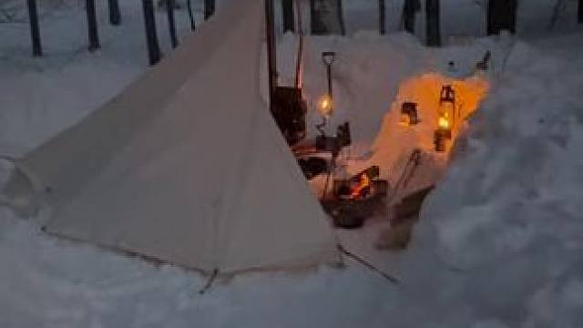 挡风 #露营报告