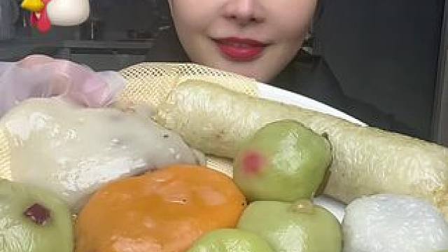 （主页）（数字）（威）➕青团鱼丸糯叽叽类#一吃一个不吱声 #村花吃青团