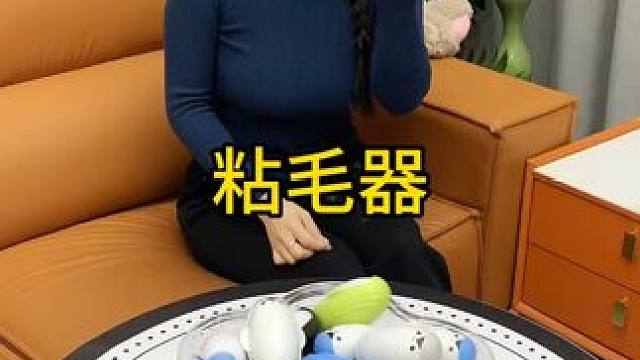 粘毛器 神奇的粘毛器!不仅能轻松清理头发和猫猫狗狗掉落的毛发，水一冲就干净能继续用了 #粘毛神器  