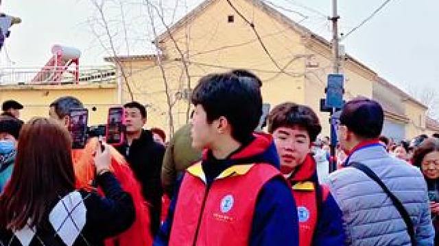 #人山人海太热闹了 #景点打卡 #淄博市周村区沈家村之行（2）一部电影、一幅壁画《哪吒》带火了一个村