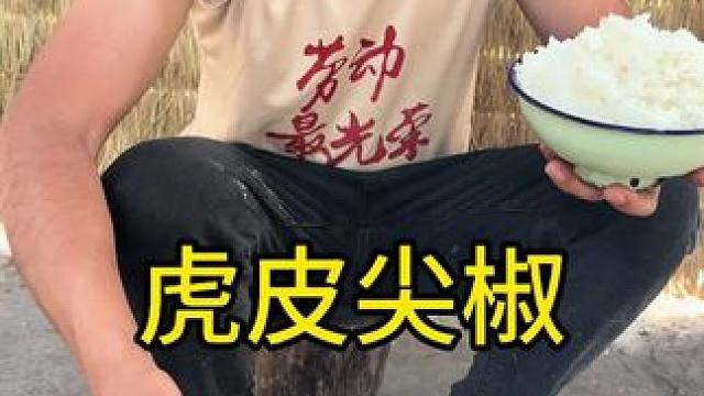 #我的乡村生活 #农村美食 #把家乡的味道分享给大家 今天吃个油焖虎皮尖椒肉馅干一口爽歪歪啊