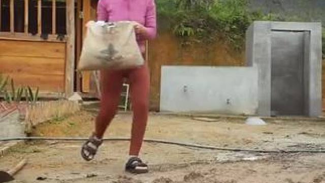 #乡下农村生活 #荒野建造 #三农 #农村生活 #美女