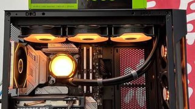 I5 14600KF➕4060六千预算黑橙直播带货主机 #diy电脑 上海买电脑，DIY电脑，实体店