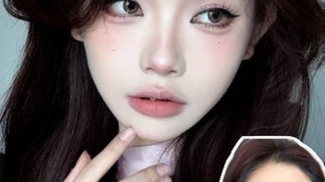 韩系蜜桃妆｜新手速学的换头淡妆 #新手化妆教程 #妆教 #今日妆容 #美妆 #新手化妆