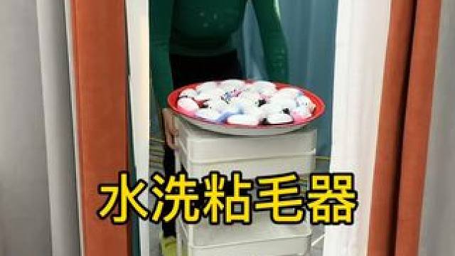 粘毛器 神奇的粘毛器!不仅能轻松清理头发和猫猫狗狗掉落的毛发，水一冲就干净能继续用了 #粘毛神器  