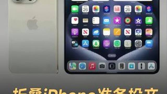 折叠iPhone准备投产，下血本死磕“0折痕” #iPhone  #折叠iPhone  #苹果  #