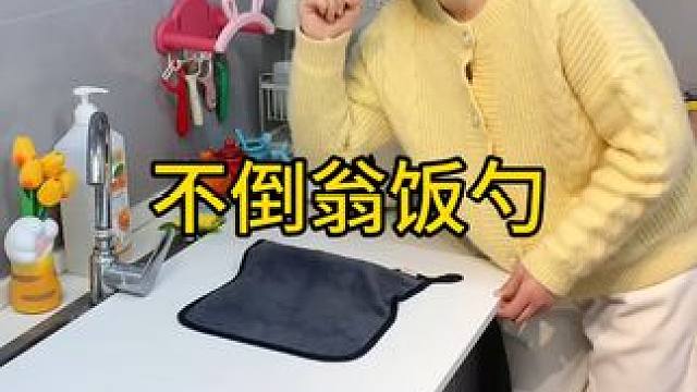 不倒翁米饭勺 这个不倒翁米饭勺简直太方便了，怎么扔都不会倒，每天都要吃米的赶紧试试#厨房好物 #不沾