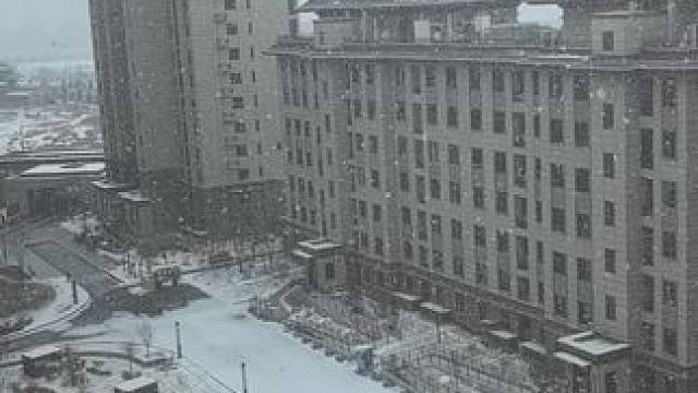 甘肃真是个好地方，三月份还有雪看，但是拔完智齿的我只能说是痛并快乐着#突如其来的一场雪