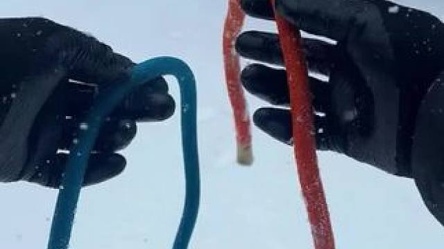 户外两根绳子快接技法 #露营报告 #露营技巧报告