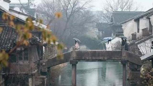 跟着盒猫打卡体验烟雨下江南，包有感觉的 #被综艺里濮院的春天惊艳  #濮院在明星打卡赛道就没输过  