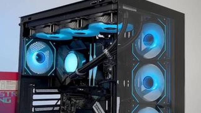 黑蓝搭配帅不帅？如果是你会选白色还是黑色？#组装电脑 #电脑