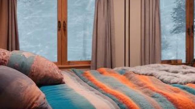 沉浸在暴风雪中的小屋，有温暖的壁炉，伴随着风雪声入眠吧 #白噪音 #助眠视频 #解压助眠 #睡眠音乐