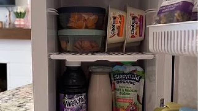 沉浸式收纳整理｜精致宝妈给孩子迷你冰箱补货整理vlog～✨☺️ 
#迷你冰箱补货 #冰箱补货 #收纳