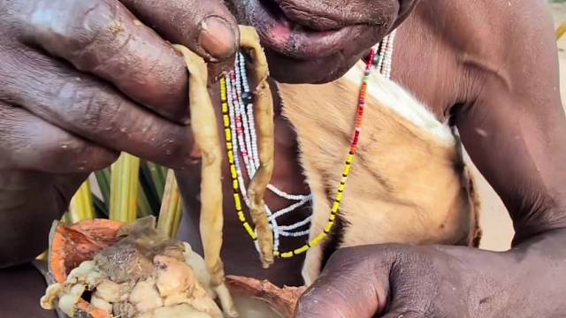 哈扎比部落的日常美食，有没有留下该死的口水
