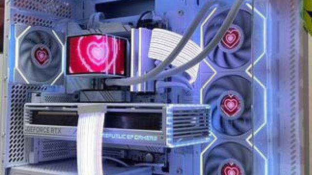 9800X3D➕4080S二万多预算展域套装白游戏海景房 #diy电脑 上海买电脑，DIY电脑，实体