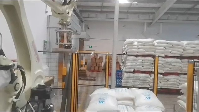 拆垛破包投料机械手