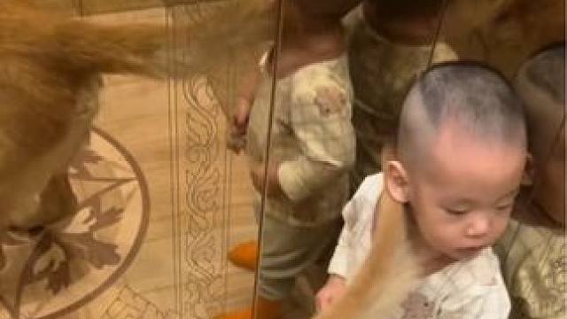 小孩：不敢睁开眼希望是我的错觉