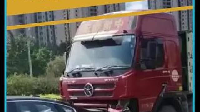 其实不是大货车不想刹车，确实刹不住！#道路千万条安全第一条