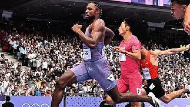 没想到第一轮如此艰难 #莱尔斯 #田径 #跑姿 #比赛现场