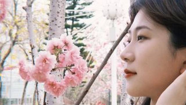 传说接住掉落的樱花花瓣，就可以获得幸福哦 #赏花 #春天 #旅行 #盈香生态园