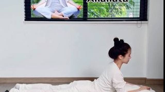 睡前阴瑜伽‍♀️，消除一整天的疲惫 每天给自己30分钟，让身心回归平衡 轻松 的状态，治愈所有的疲惫