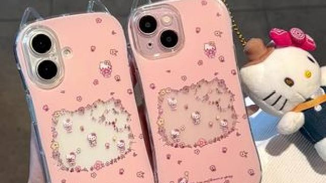 镂空kt猫耳朵手机壳，这是谁的喵喵壳呀 #仙女必备 #好不好看你们说了算 #这个手机壳长在我心巴上了