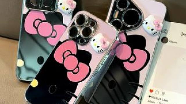 艾特你的好朋友送你一个不过分吧！这么可爱的带钻kt镜面手机壳 #仙女必备 #手机壳 #你值得拥有美好