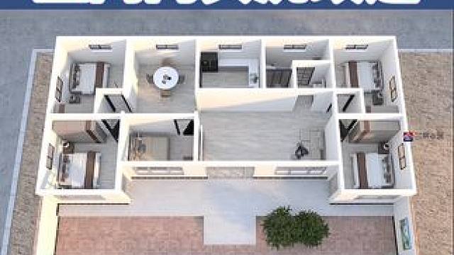 农村旧房改造 五间两头沉旧房改造室内格局#农村自建房 #旧房改造