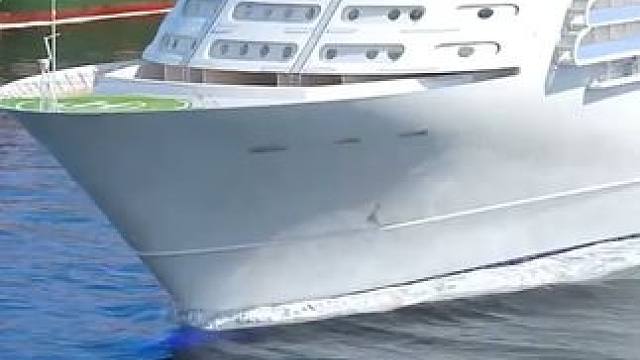 每秒产生7000万个气泡，让船舶一天节约30万成本！ #内容启发搜索 #涨知识 #科普