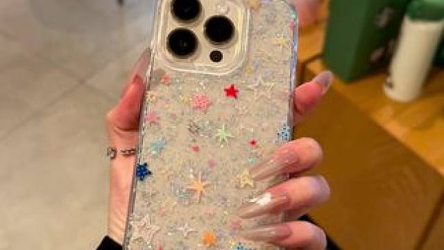 好治愈的多巴胺星星手机壳，闪闪发光惹人爱惜呀，好姐妹一起用！ #你值得拥有美好的一切 #手机壳苹果 