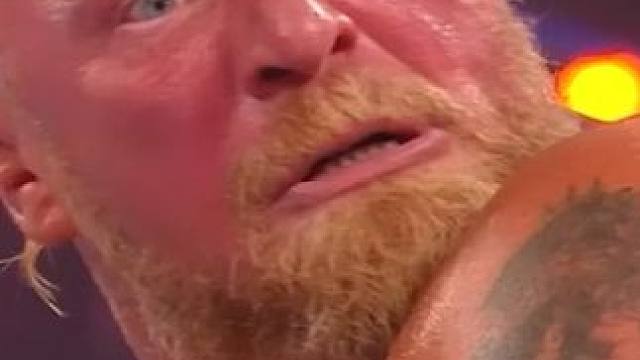 布洛克迎战科迪，罗兹旋风三连击，布洛克打出木村锁 #wwe美国职业摔角 #布洛克