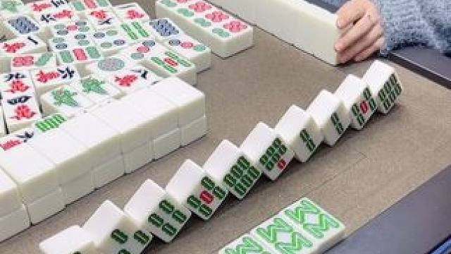 半天就胡了一把，居然还说我炸胡