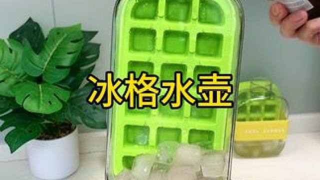 冰格水壶 既是个冰格，也是个水壶，一壶两用，简直不要太好用 #冰格模具  #夏日必备  #制冰  #