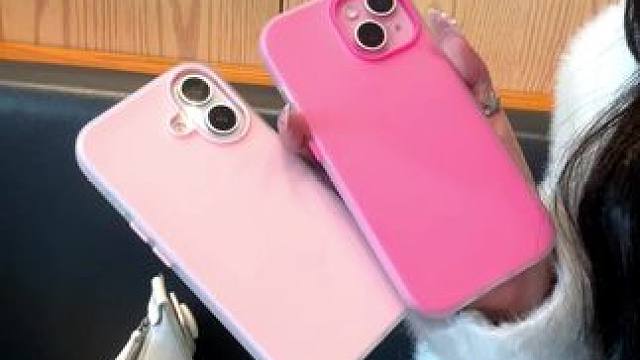 极简多巴胺果冻手机壳壳，肤感软糯糯的，每天用不一样的颜色hh #多巴胺手机壳 #极简手机壳 #苹果手