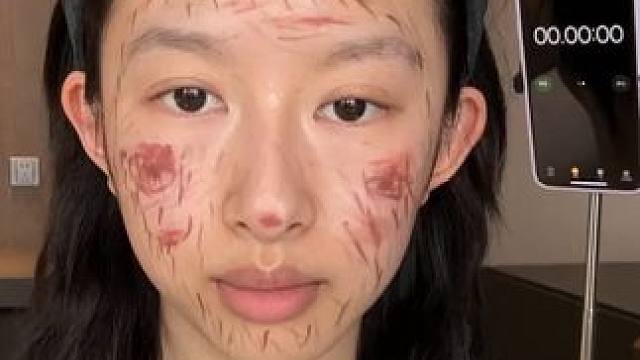 审核老师放过我吧，真的只加速没剪辑#底妆#气垫#奶油肌#玛丽黛佳气垫