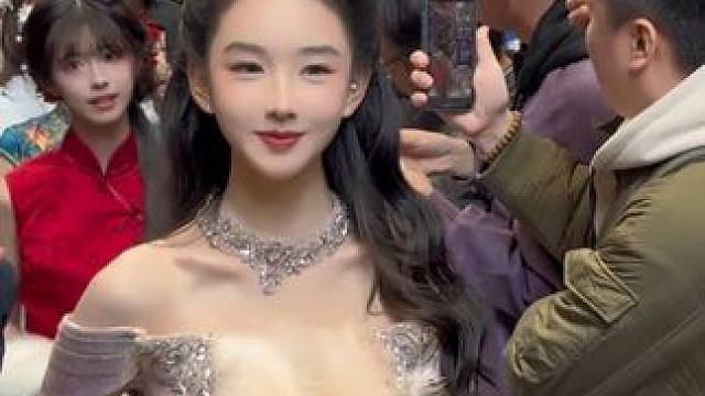 #上海千古情景区 #国风美女