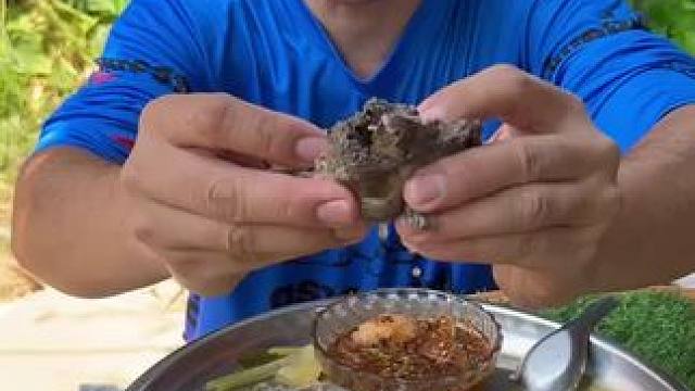 泰国特色大补美食林蛙 #东南亚美食 #我的农村生活 #来自远山深处的生活 #记录我的农村美食生活 #