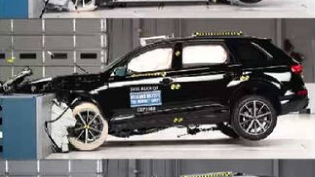 各路豪华SUV碰撞测试对比，宝马X5、奥迪Q7和沃尔沃XC90，究竟谁更安全？#碰撞测试