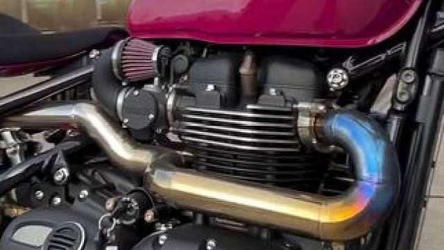 凯旋bobber 
#凯旋摩托 #凯旋bobber #bobber #复古机车 #机车改装