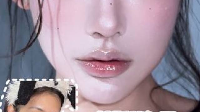 帕斯蒂尔风的水彩感蓝白开妆！ 很适合春天！#美妆模范生#潮妆研究所#沉浸式全妆跟练 #妆容分享 #我