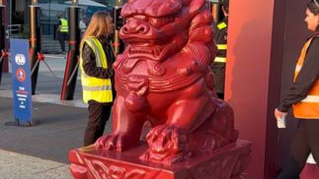 中国风门禁 #F1 #F1中国大奖赛 #2025f1中国大奖赛