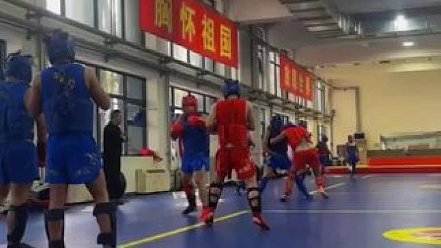 观摩江苏省散打队训练#日常训练