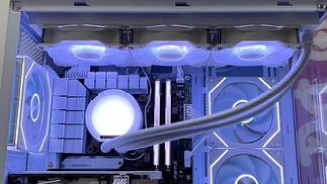 I5 14600KF➕4060七千预算纯白游戏海景房主机 #diy电脑 上海买电脑，DIY电脑，实体