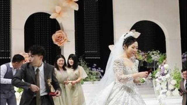 这样的婚礼退场仪式，也太好玩啦#婚宴酒店 #新婚现场