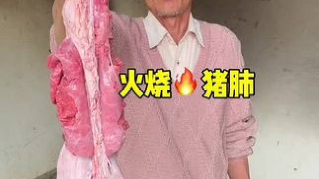 火烧猪肺美食 #猪肺 #美食 #三农 #记录我的农村生活 #支持三农扶持三农发展